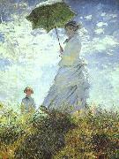 Claude Monet Woman with a Parasol Spain oil painting artist